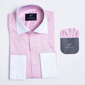 Men's Pink Shirt by Rossi Man - RS2 Model