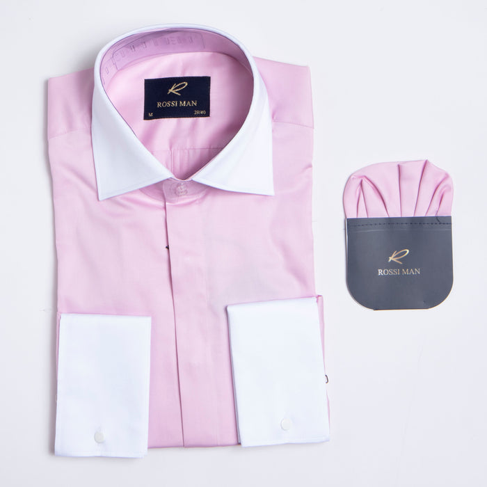 Men's Pink Shirt by Rossi Man - RS2 Model