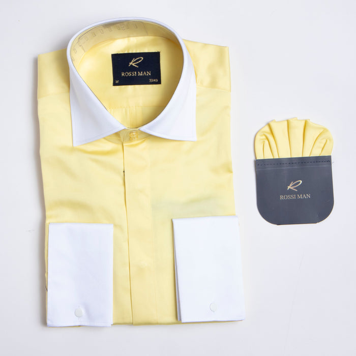Rossi Man Men's Shirt ?? RS2 Style in Yellow