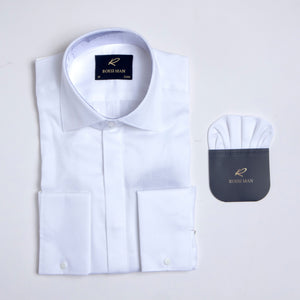 Rossi Man Men's Shirt RS3 Style in White