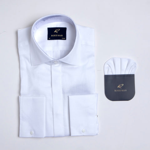 Rossi Man Men's Shirt ƒ?? RS3 Style in White