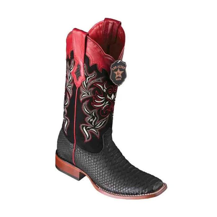 Los Altos Python Black Square Toe Womenƒ??s Boot