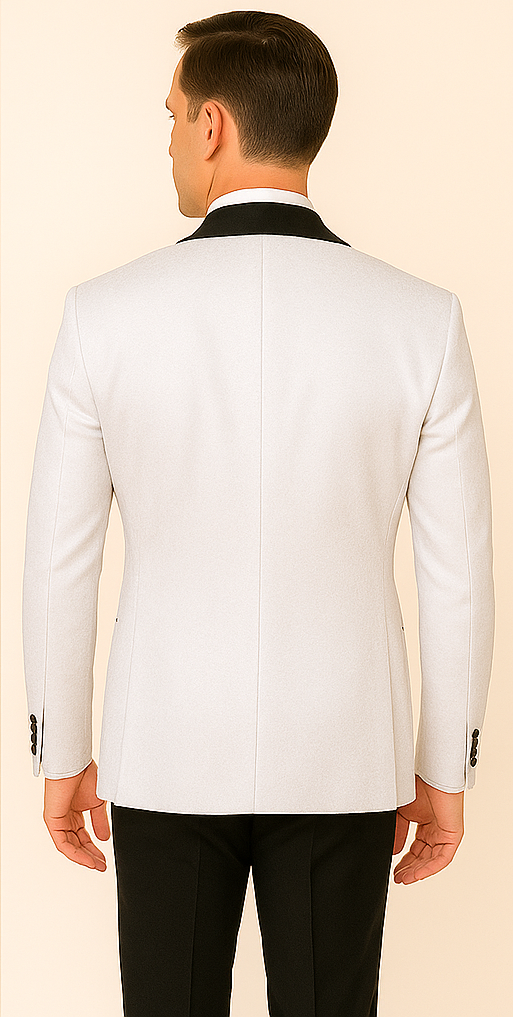 Rossi Man RM1444 ?? Slim Fit Smoking Style 3-Piece Formal Tuxedo for Men