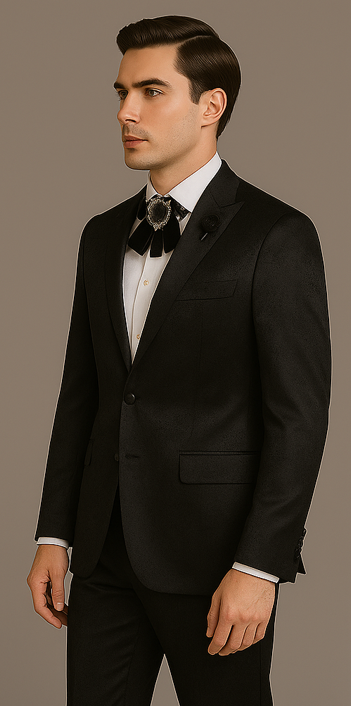Rossi Man Leo RM1907 ?? Men's Modern Slim Fit 2-Piece Suit | Stylish Formal