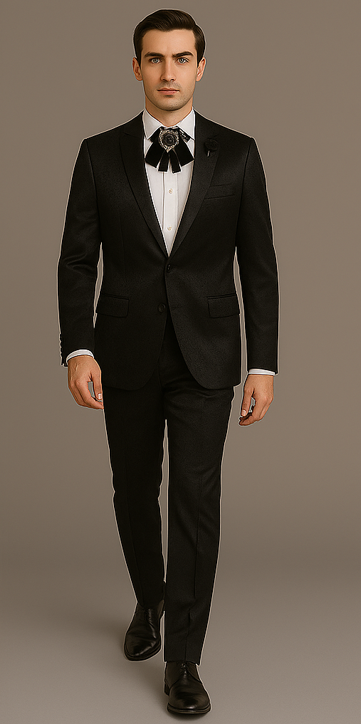 Rossi Man Leo RM1907 ?? Men's Modern Slim Fit 2-Piece Suit | Stylish Formal