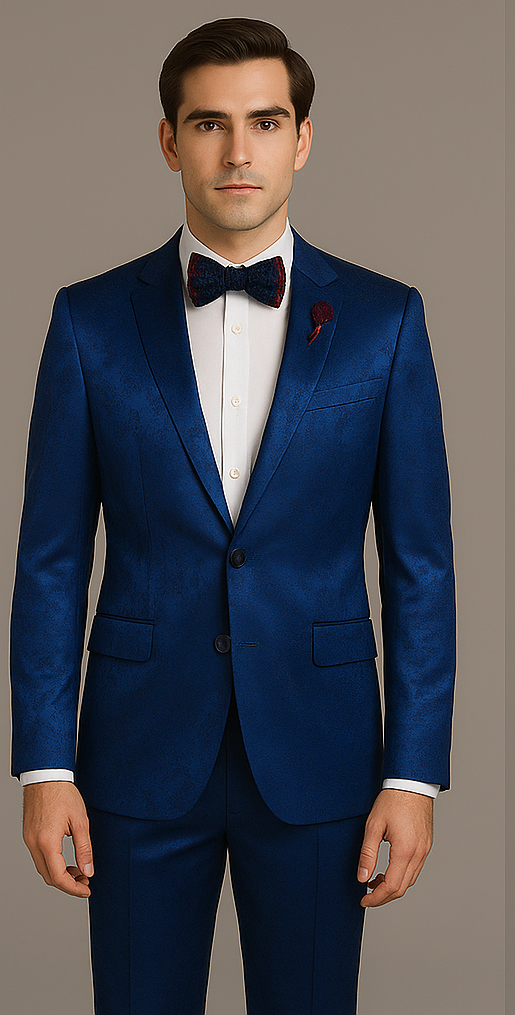 Rossi Man Leo Suit RM1906 ?? Modern Slim Fit 2-Piece Suit for Men | Stylish Formal Wear