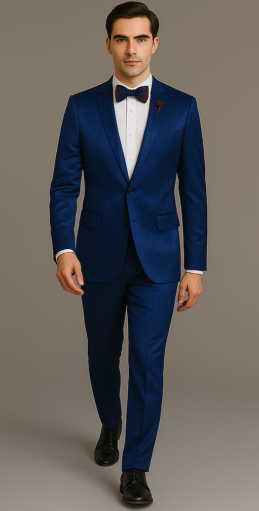 Rossi Man Leo Suit RM1906 ?? Modern Slim Fit 2-Piece Suit for Men | Stylish Formal Wear