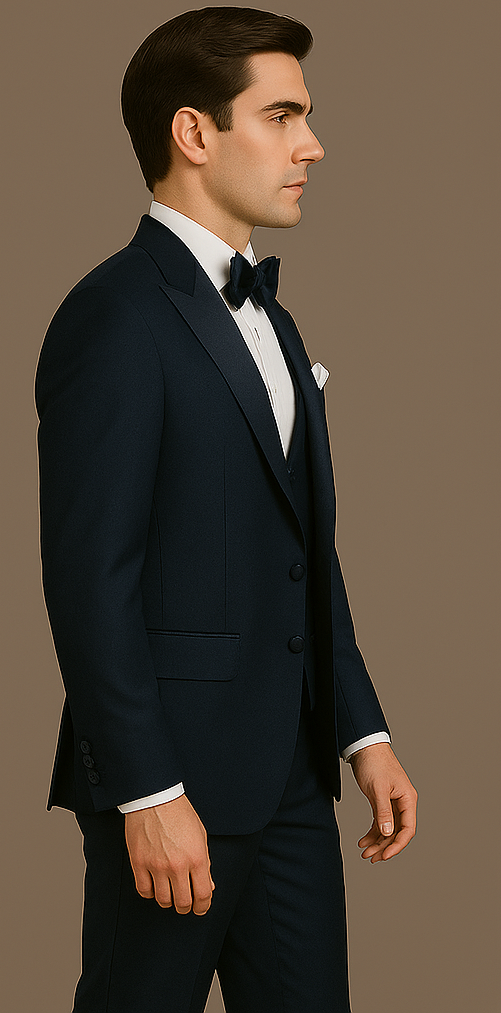 Rossi Man Leo Tuxedo RM1102 ?? Modern 3-Piece Formal Suit for Men | Stylish Tuxedo Set