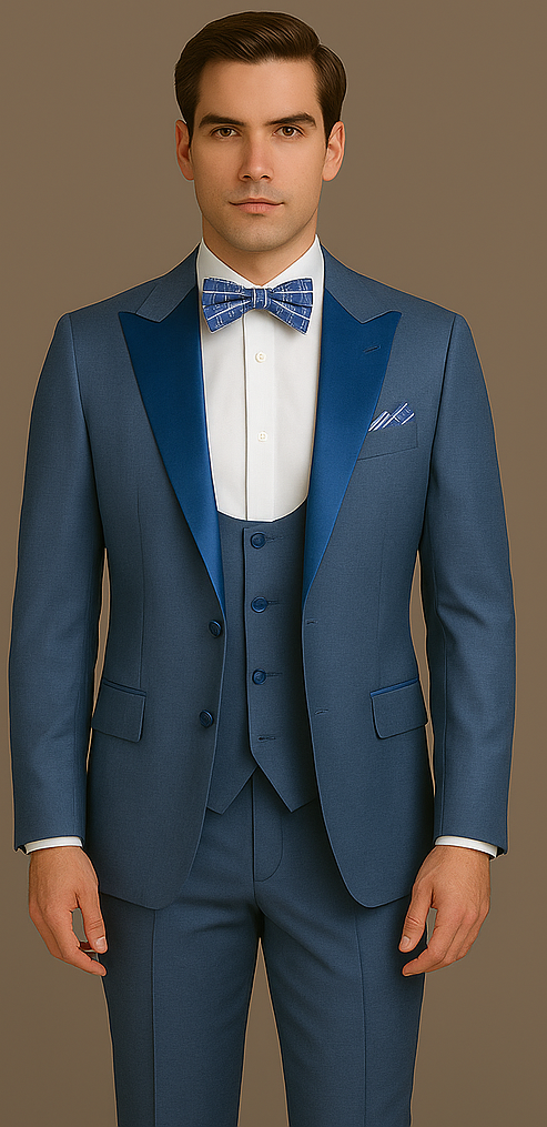 Rossi Man Leo Tuxedo RM1387 ?? Elegant Slim Fit Formal Wear for Men | Stylish Tuxedo Suit