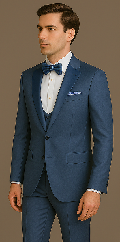 Rossi Man Leo Tuxedo RM1387 ?? Elegant Slim Fit Formal Wear for Men | Stylish Tuxedo Suit