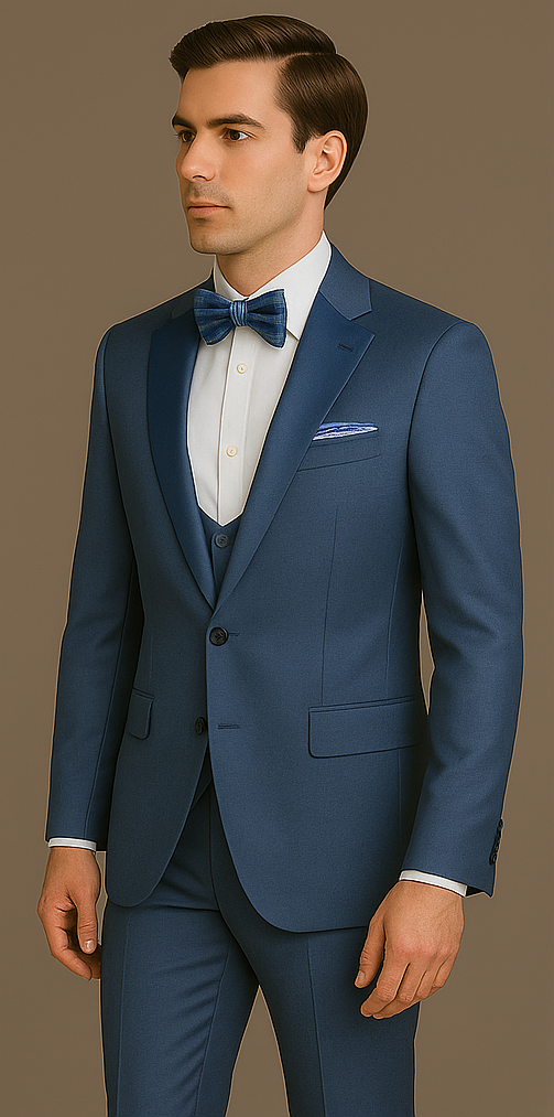 Rossi Man Leo Tuxedo RM1387 ?? Elegant Slim Fit Formal Wear for Men | Stylish Tuxedo Suit