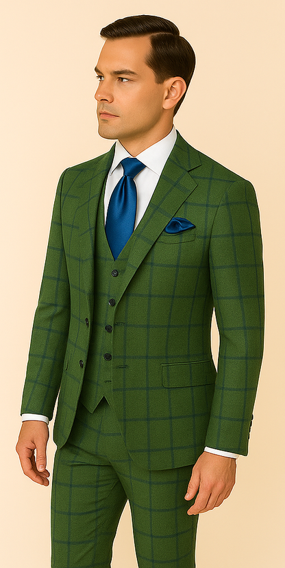 Rossi Man Max RM1841 ?? Men's Slim Fit 3-Piece Suit for Men