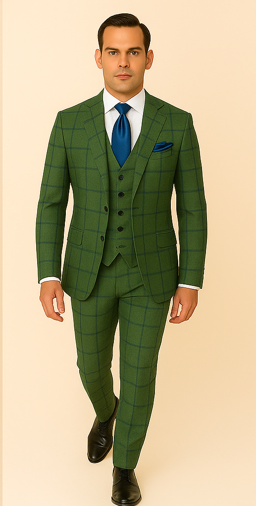 Rossi Man Max RM1841 ?? Men's Slim Fit 3-Piece Suit for Men