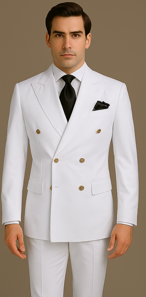 Rossi Man Milano RM1374 ?? Men's Modern 3-Piece Suit | Stylish Formal Wear Set