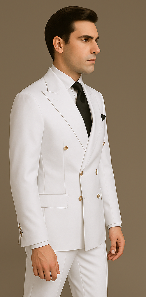 Rossi Man Milano RM1374 ?? Men's Modern 3-Piece Suit | Stylish Formal Wear Set