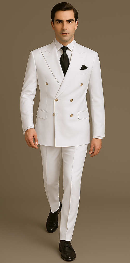 Rossi Man Milano RM1374 ?? Men's Modern 3-Piece Suit | Stylish Formal Wear Set