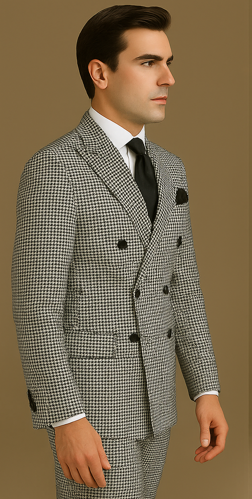 Rossi Man Milano RM1588 ?? Men's Modern 3-Piece Slim Fit Suit | Stylish Formal Outfit
