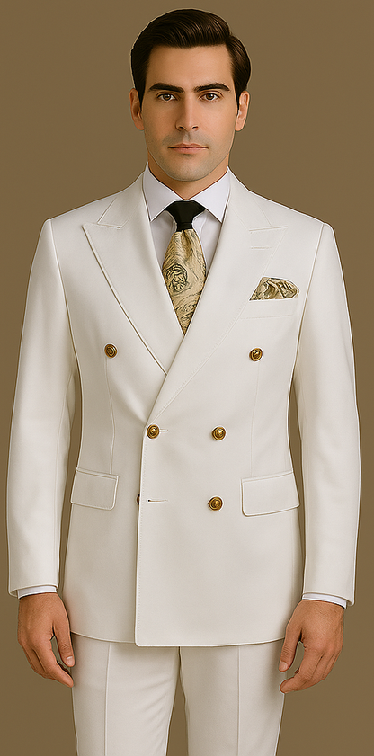 Rossi Man Milano RM1770 ?? Men's Modern Slim Fit 3-Piece Suit | Formal