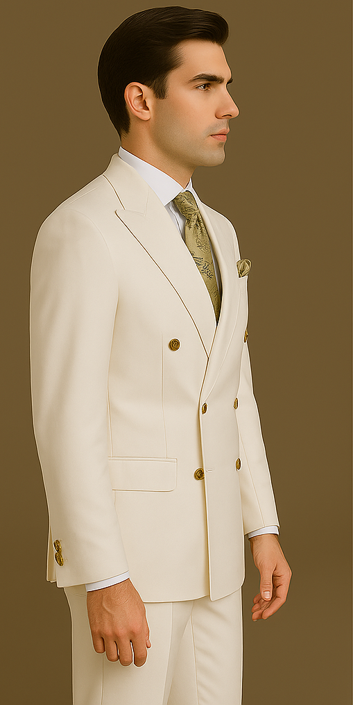Rossi Man Milano RM1770 ?? Men's Modern Slim Fit 3-Piece Suit | Formal