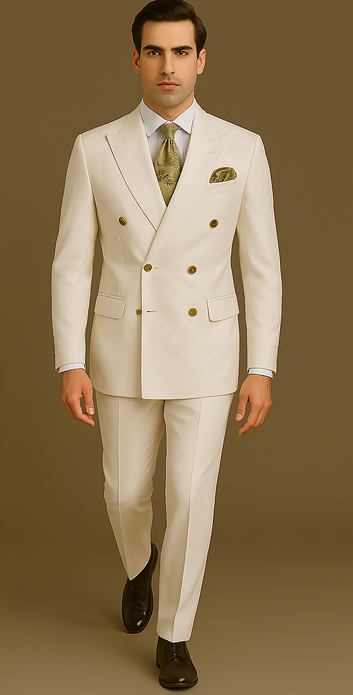 Rossi Man Milano RM1770 ?? Men's Modern Slim Fit 3-Piece Suit | Formal