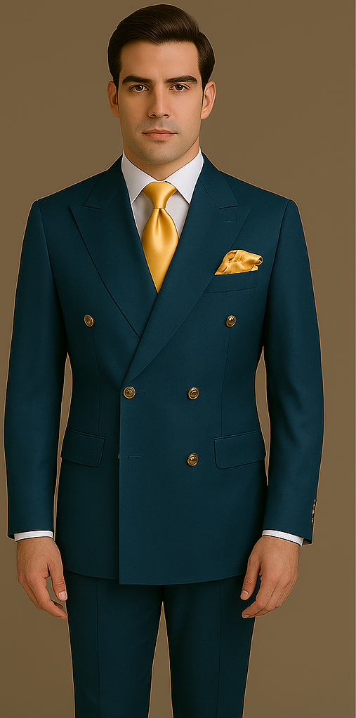 Rossi Man Milano RM1773 Men's Tailored Slim Fit Suit | Elegant Modern Formalwear