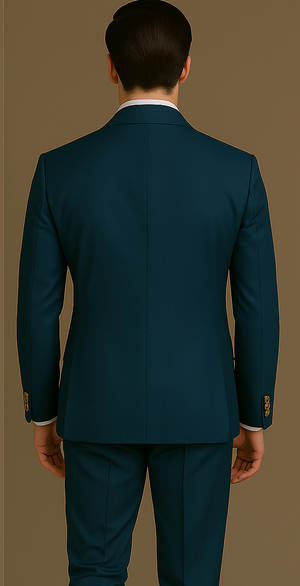 Rossi Man Milano RM1773 Men's Tailored Slim Fit Suit | Elegant Modern Formalwear