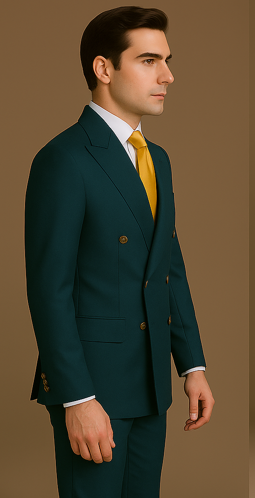 Rossi Man Milano RM1773 Men's Tailored Slim Fit Suit | Elegant Modern Formalwear
