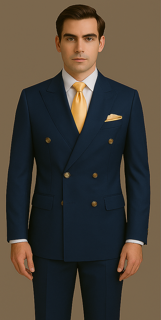 Rossi Man RM1102 Milano Collection Modern Fit Suit for Men | Stylish Formal Wear