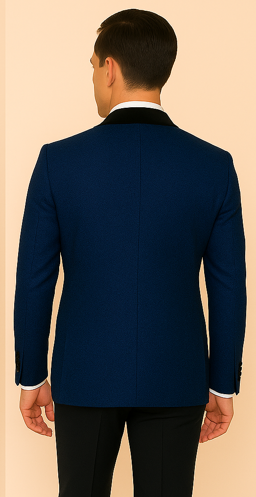 Rossi Man RM1483 ?? Slim Fit Smoking Style 3-Piece Tuxedo for Men