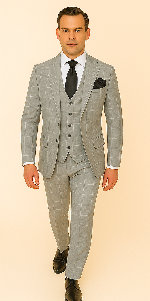 Rossi Man RM1851 Tom ?? Men's Slim Fit Suit for Modern Elegance