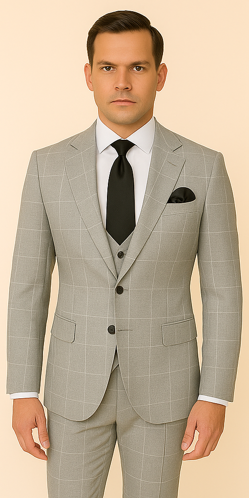 Rossi Man RM1851 Tom ?? Men's Slim Fit Suit for Modern Elegance