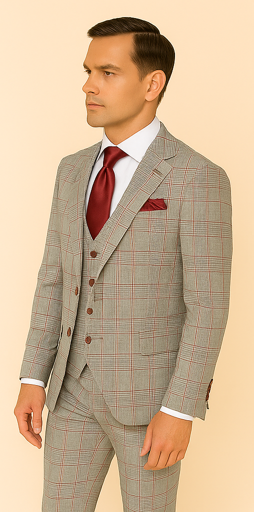 Rossi Man RM1854 Tom ƒ?? Men's Slim Fit Suit for Men