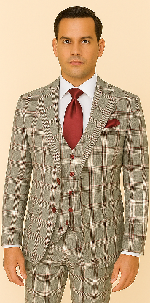 Rossi Man RM1854 Tom ƒ?? Men's Slim Fit Suit for Men