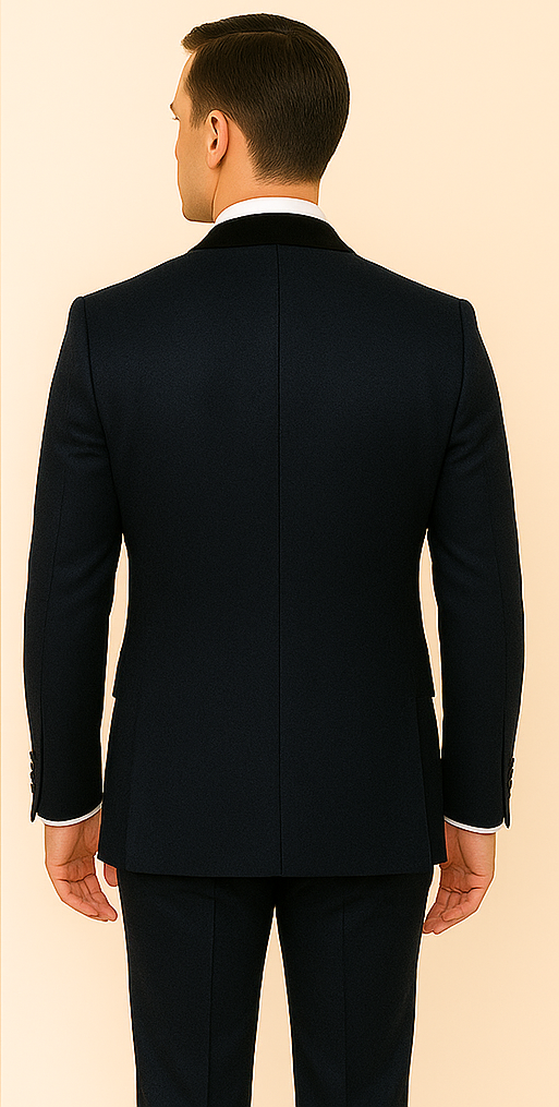 Rossi Man RM1445 ?? Classic Smoking Style 3-Piece Formal Tuxedo for Men