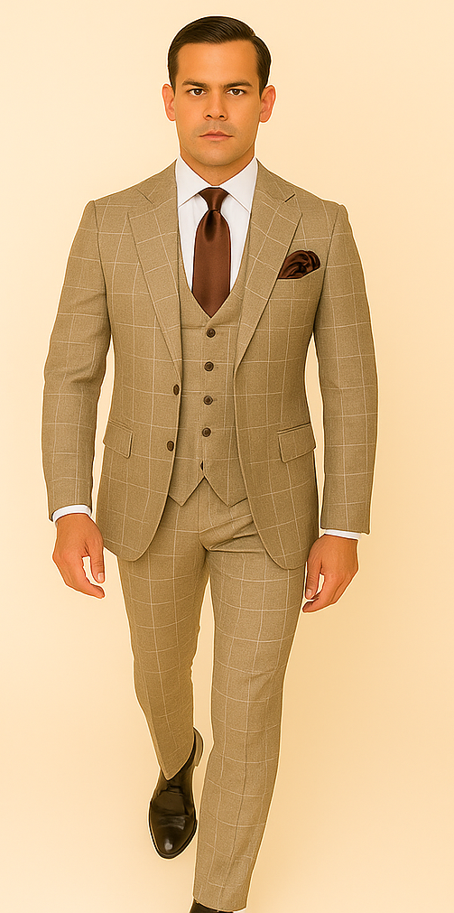 Rossi Man Tom RM1852 Stylish Men's Tailored Suit for Formal Wear