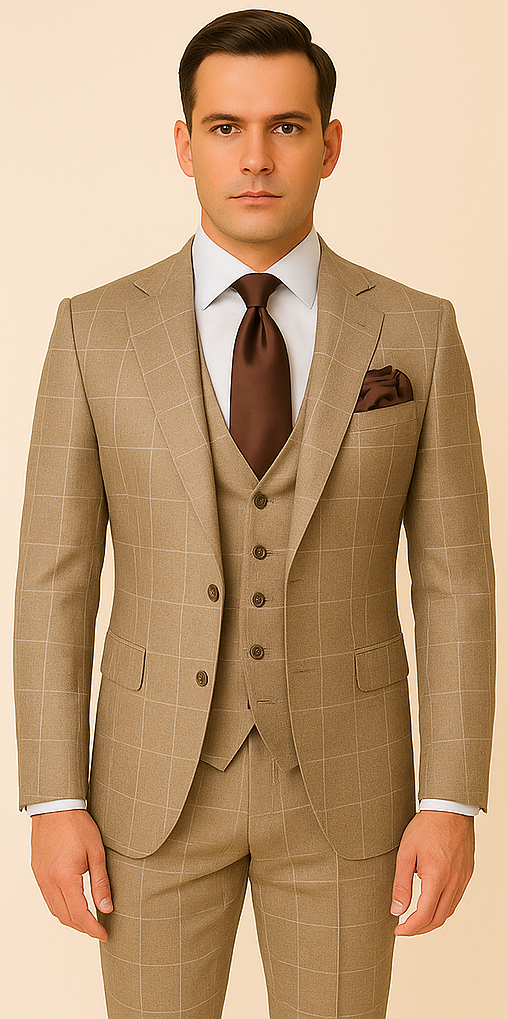 Rossi Man Tom RM1852 Stylish Men's Tailored Suit for Formal Wear