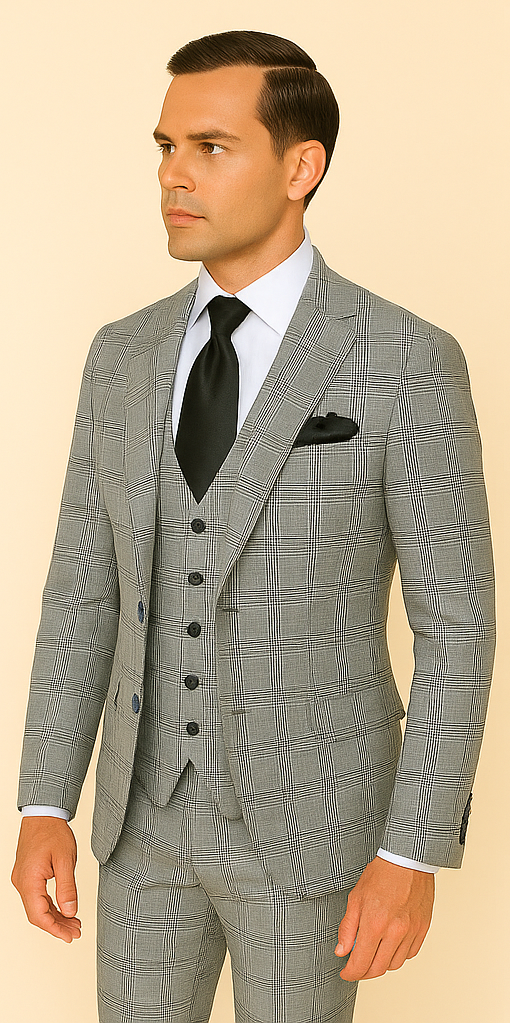Rossi Man Tom RM1855 ?? Elegant Men's Tailored Suit for Formal Occasions
