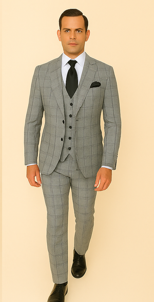 Rossi Man Tom RM1855 ?? Elegant Men's Tailored Suit for Formal Occasions