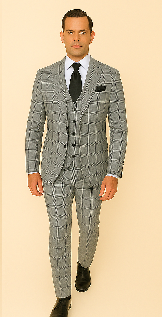 Rossi Man Tom RM1855 ?? Elegant Men's Tailored Suit for Formal Occasions
