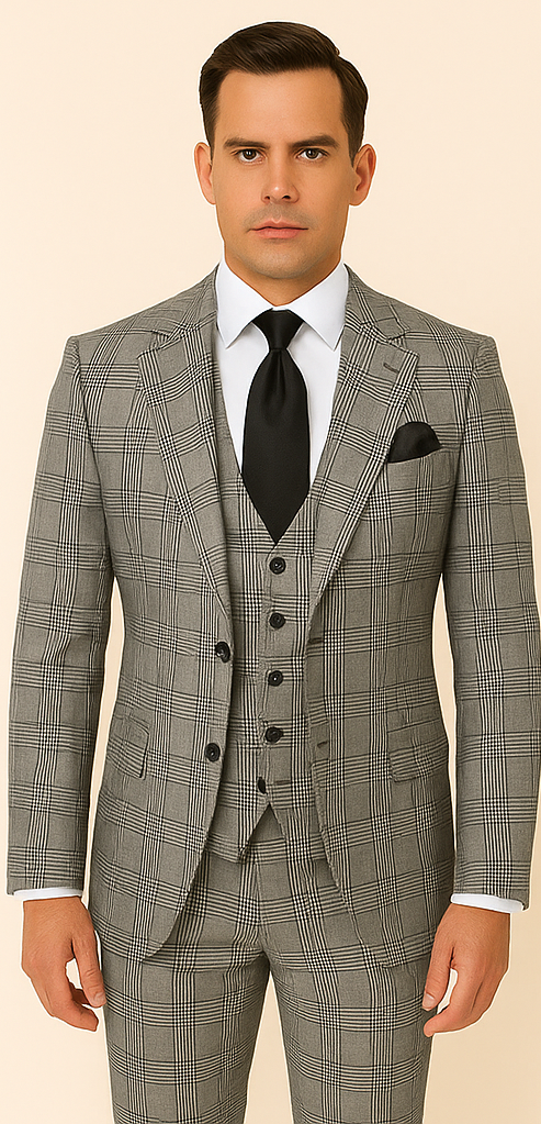 Rossi Man Tom RM1855 ?? Elegant Men's Tailored Suit for Formal Occasions