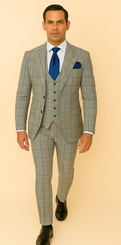 Rossi Man Tom RM1856 ƒ?? Modern Fit 2-Piece Suit for Stylish Men