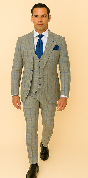 Rossi Man Tom RM1856 ?? Modern Fit 2-Piece Suit for Stylish Men