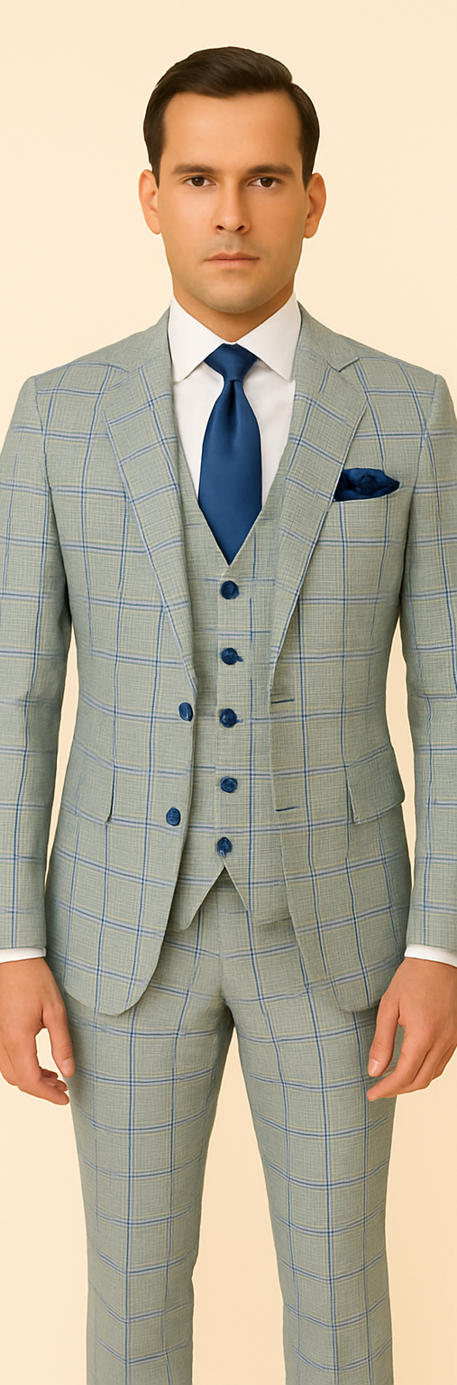 Rossi Man Tom RM1856 ?? Modern Fit 2-Piece Suit for Stylish Men