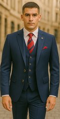 rossiman-navy-blue-suit-for-men-classic-1-button-peak-lapel-jacket-double-breasted-vest