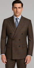 rossiman-brown-blue-vintage-glen-plaid-suit-with-windowpane-pattern