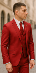 rossiman-mens-red-suit-stylish-1-button-peak-lapel-jacket-double-breasted-vest