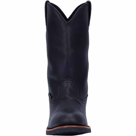 Dan Post Mens Albuquerque 12 Round Toe Black Leather Cowboy Boot