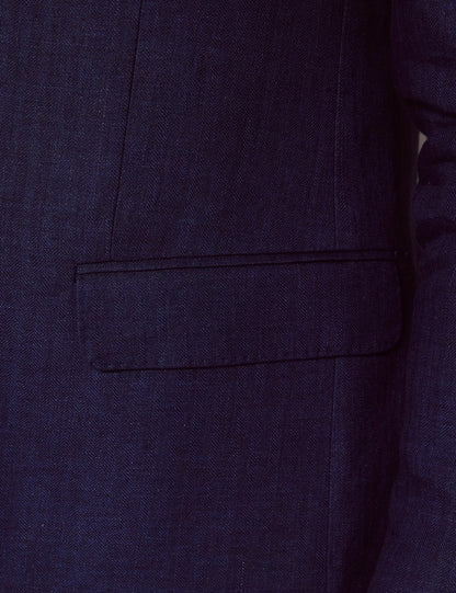 Mens Linen Suit For Beach Wedding - Summer Suit in Royal Blue - Men's Tuxedo USA