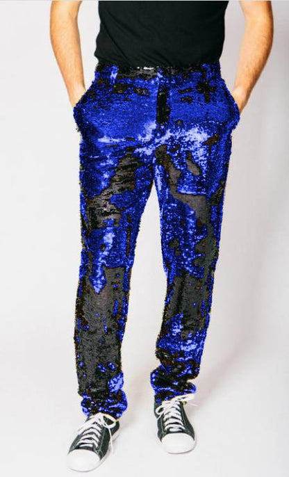 dress Mens Sequin Pants - Royal Dress Party Pants dress Mens Sequin Pants - Royal Dress Party Pants