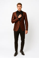 mens-rust-copper-brick-color-paisley-tuxedo-jacket-dinner-and-wedding-blazer-with-black-pants-matching-bowtie